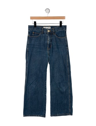 Caron Callahan High-Rise Wide Leg Jeans