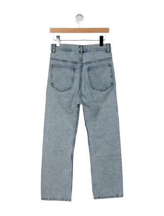 Caron Callahan High-Rise Straight Leg Jeans