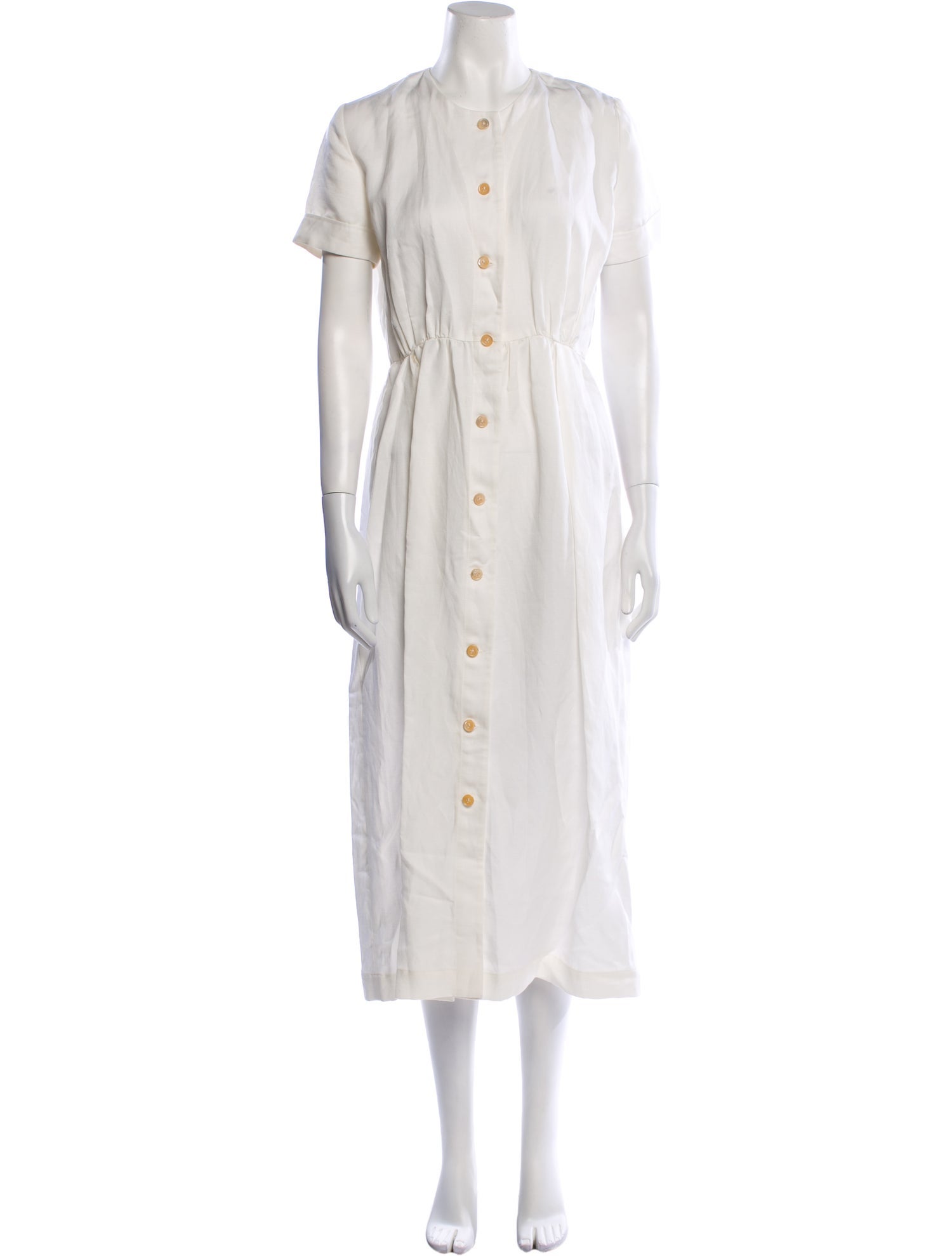 Caron Callahan Crew Neck Long Dress