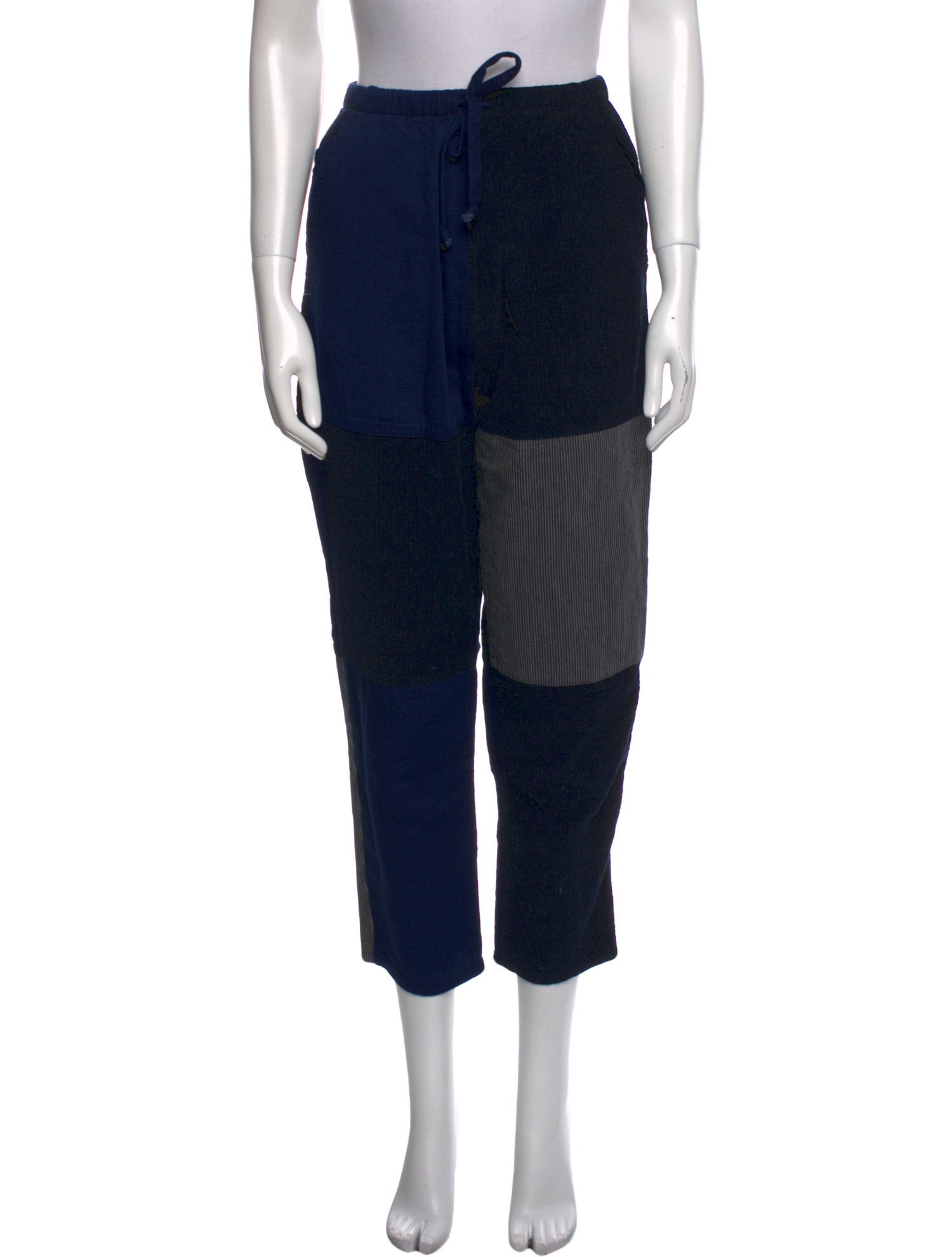 Caron Callahan Colorblock Pattern Straight Leg Pants