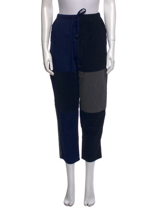 Caron Callahan Colorblock Pattern Straight Leg Pants