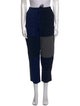 Caron Callahan Colorblock Pattern Straight Leg Pants