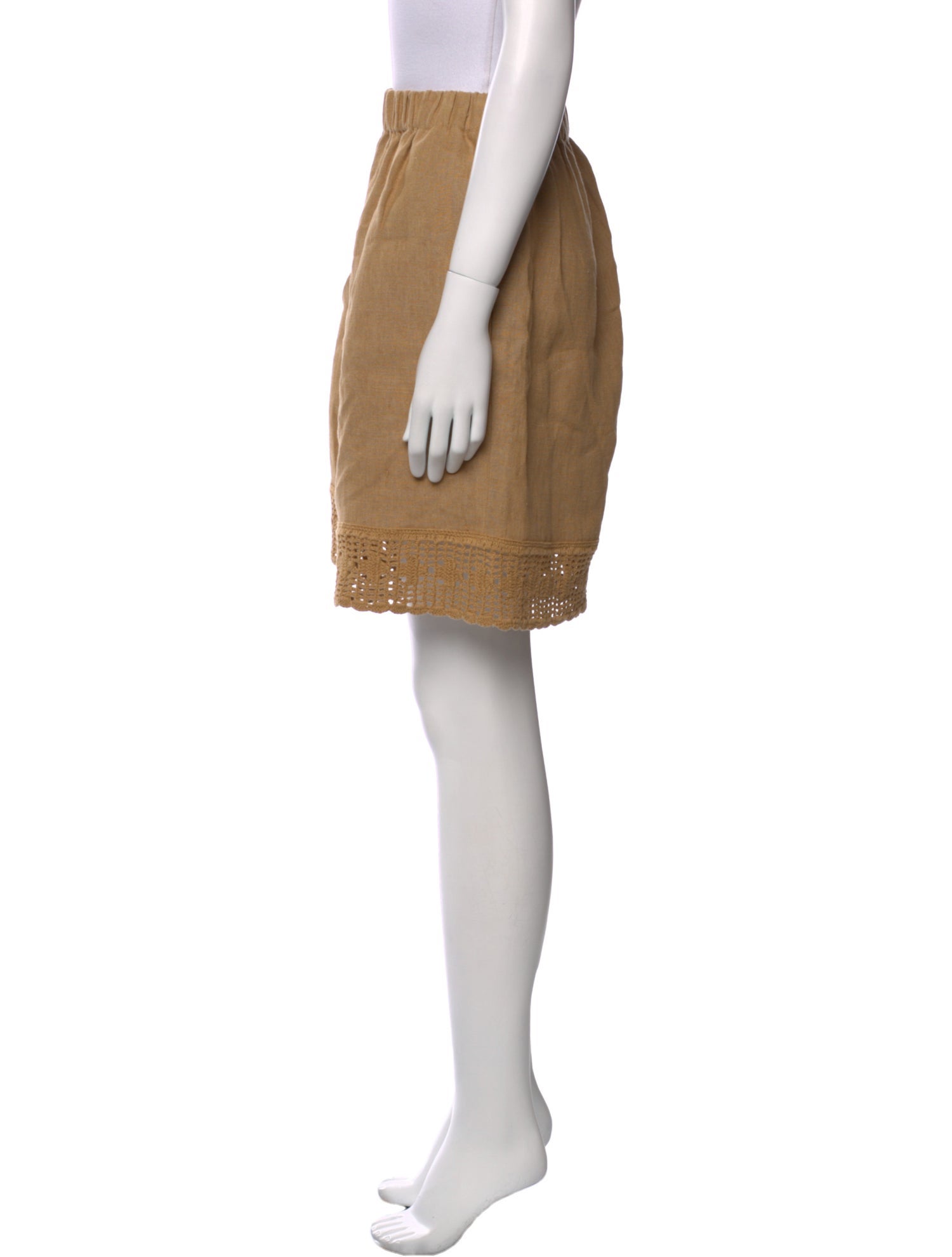 Caron Callahan Linen Knee-Length Shorts w/ Tags