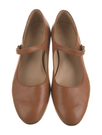 Caron Callahan Leather Mary Jane Flats