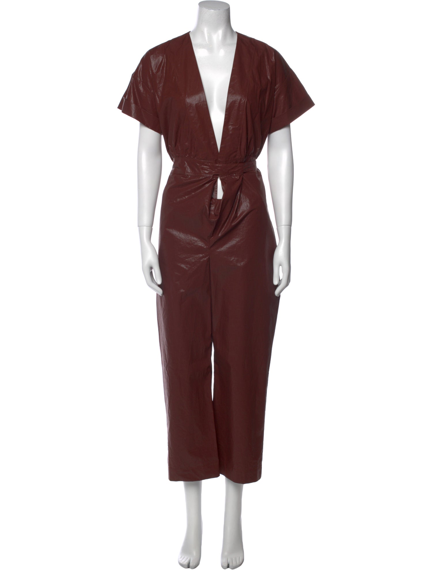 Caron Callahan V-Neck Jumpsuit w/ Tags