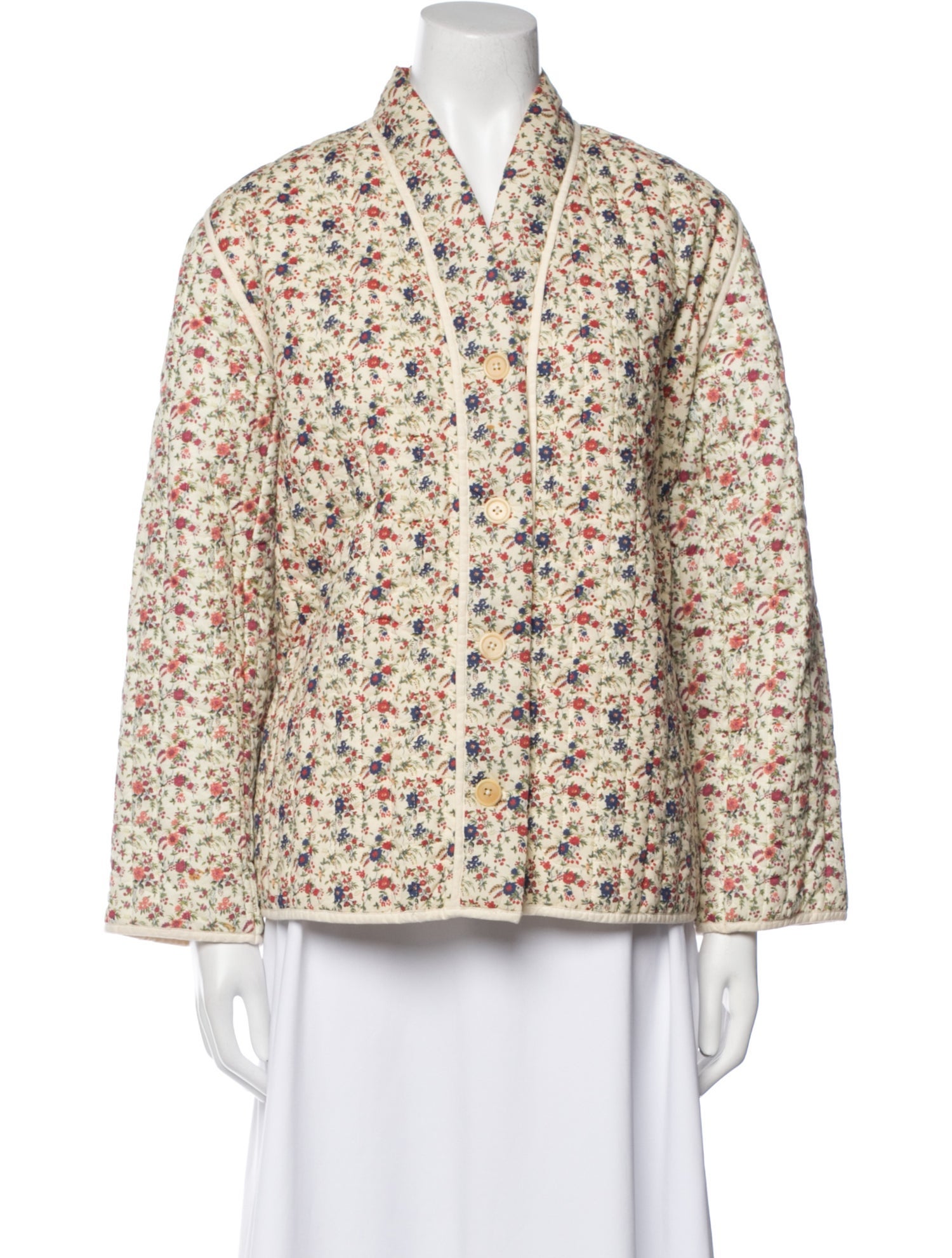 Caron Callahan Floral Print Blazer