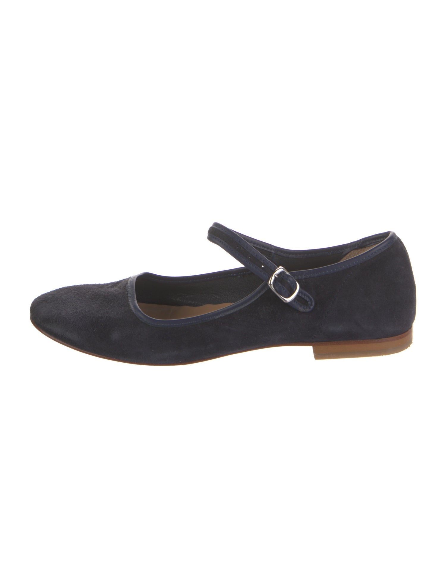Caron Callahan Suede Mary Jane Flats