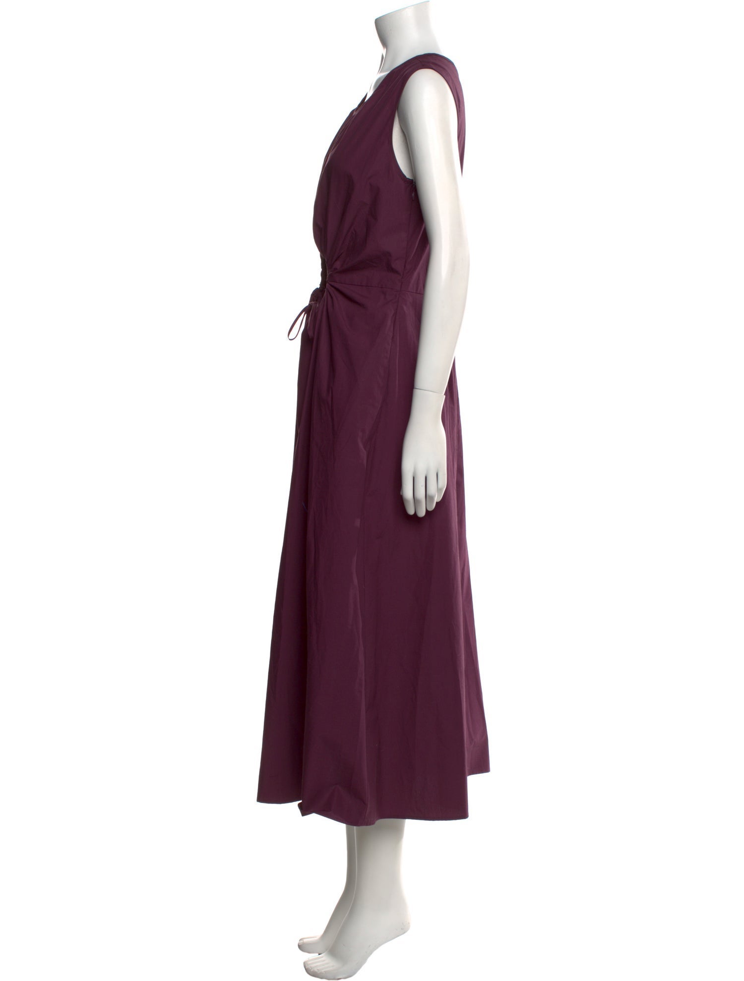 Caron Callahan Crew Neck Long Dress