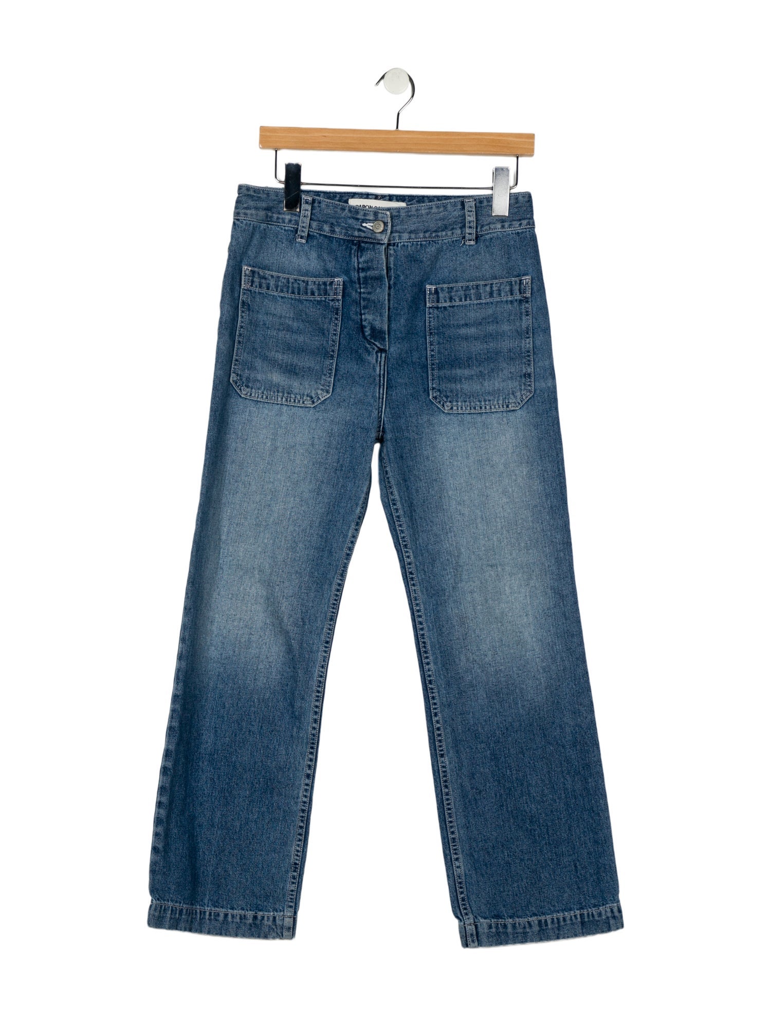 Caron Callahan Mid-Rise Wide Leg Jeans