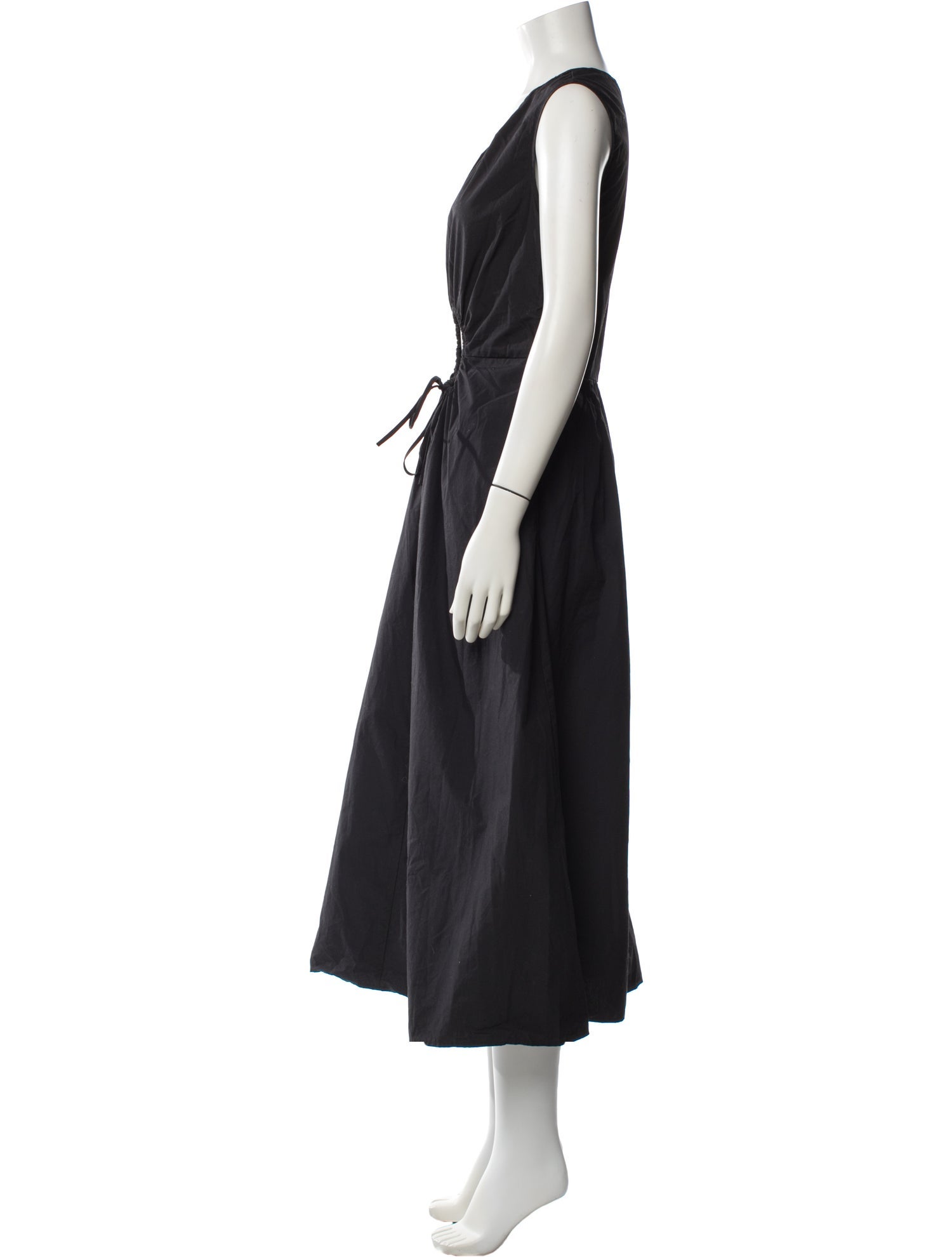 Caron Callahan Scoop Neck Long Dress