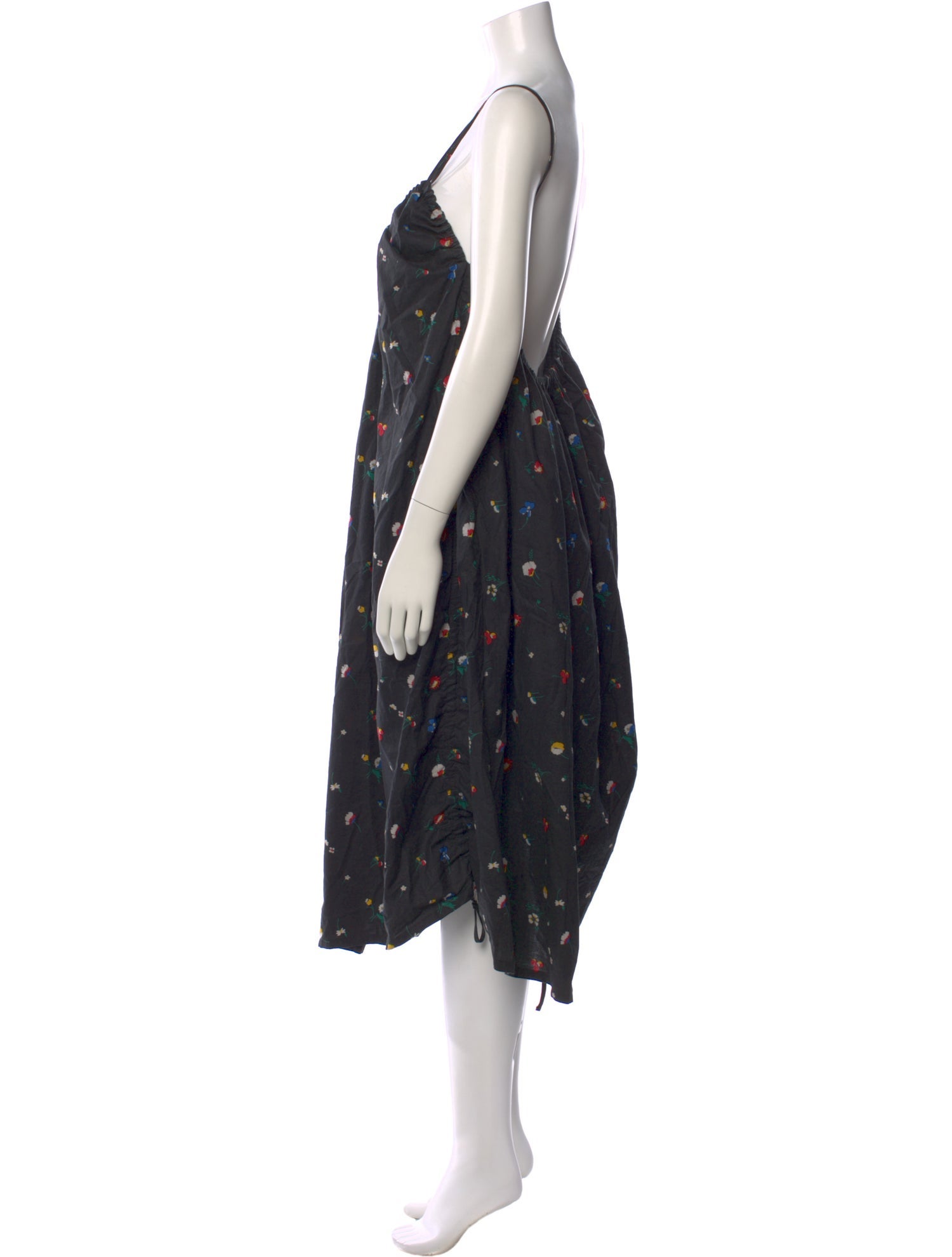 Caron Callahan Printed Midi Length Dress