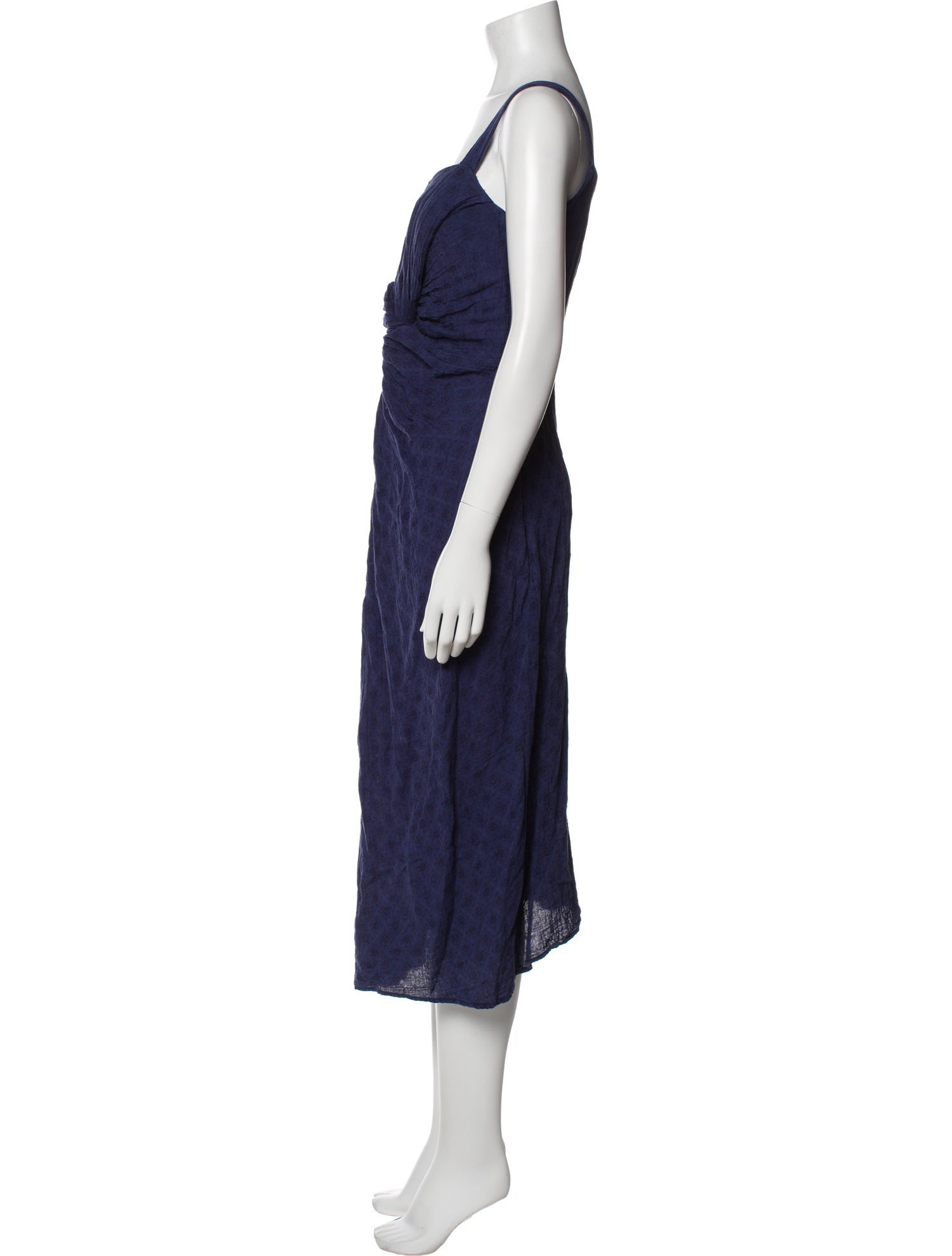 Caron Callahan Square Neckline Long Dress