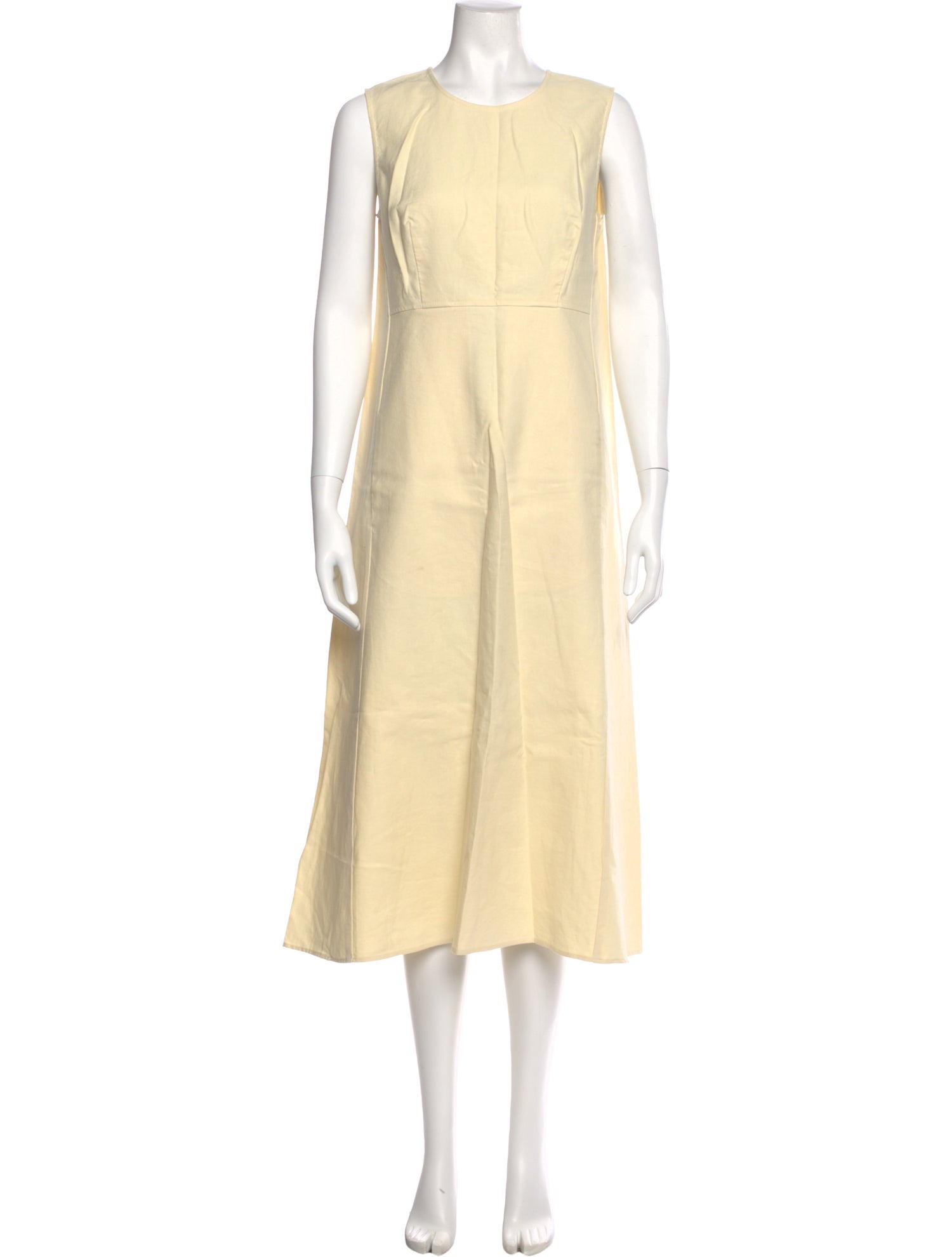 Caron Callahan Crew Neck Long Dress