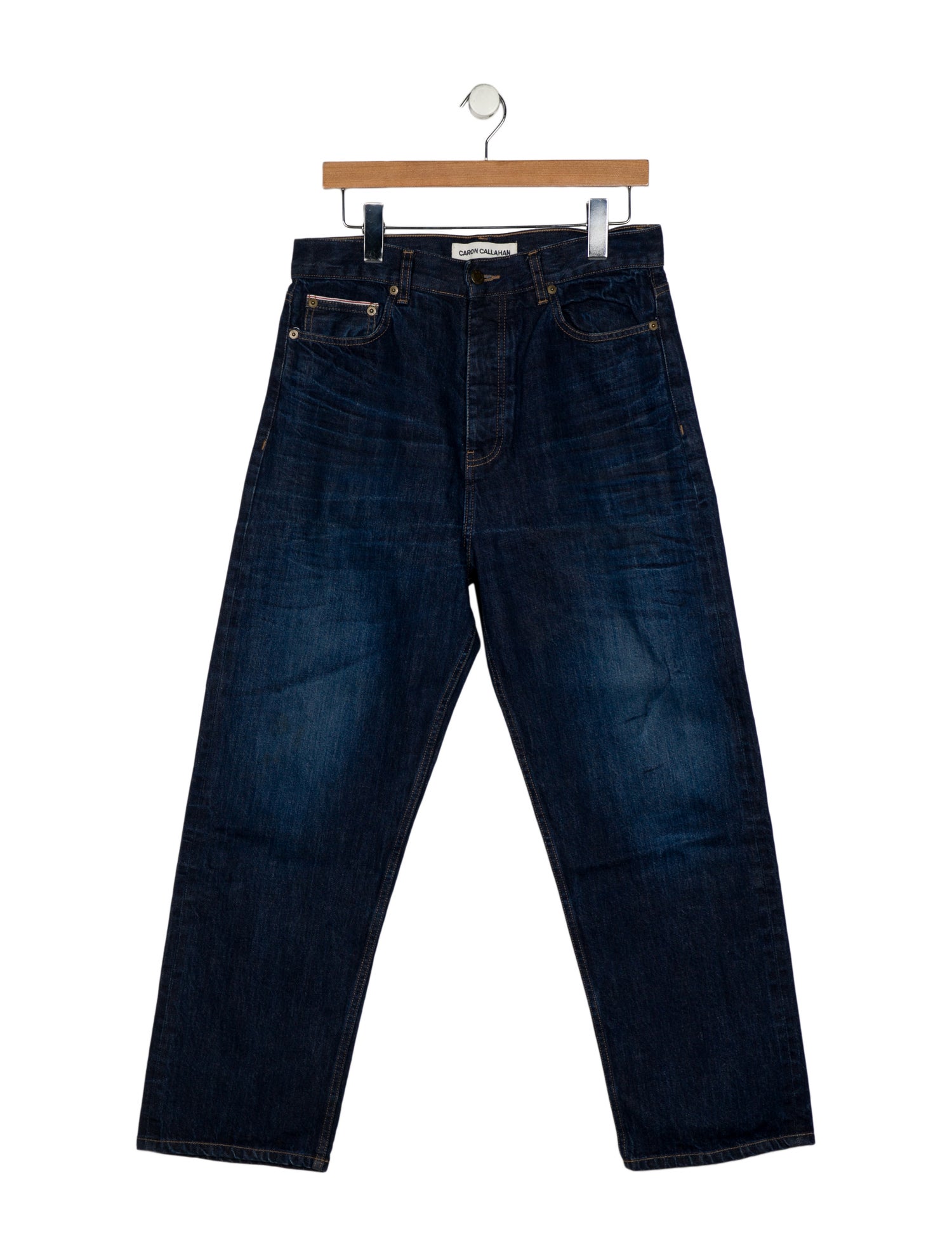 Caron Callahan High-Rise Wide Leg Jeans