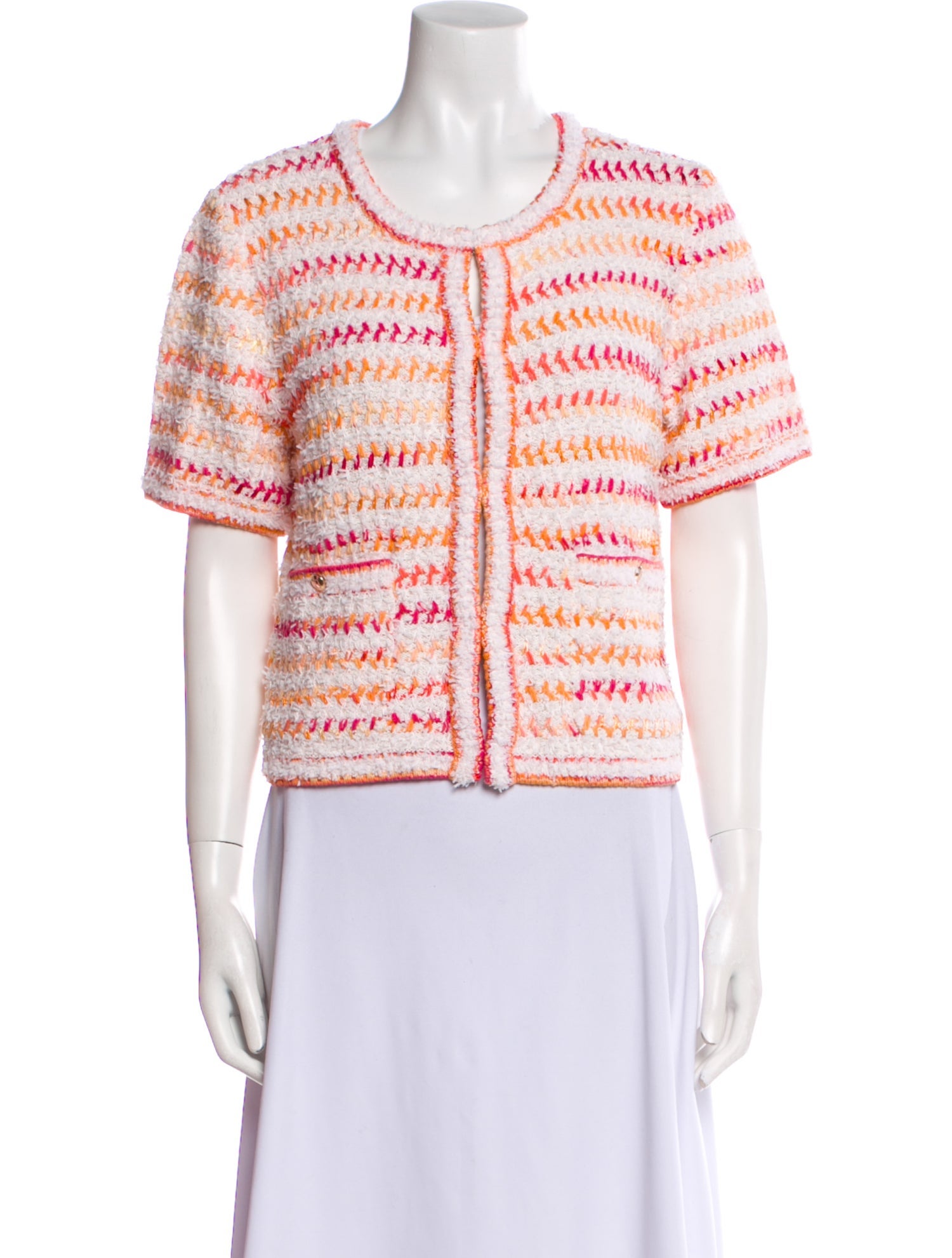 Crush Collection Striped Scoop Neck Sweater w/ Tags