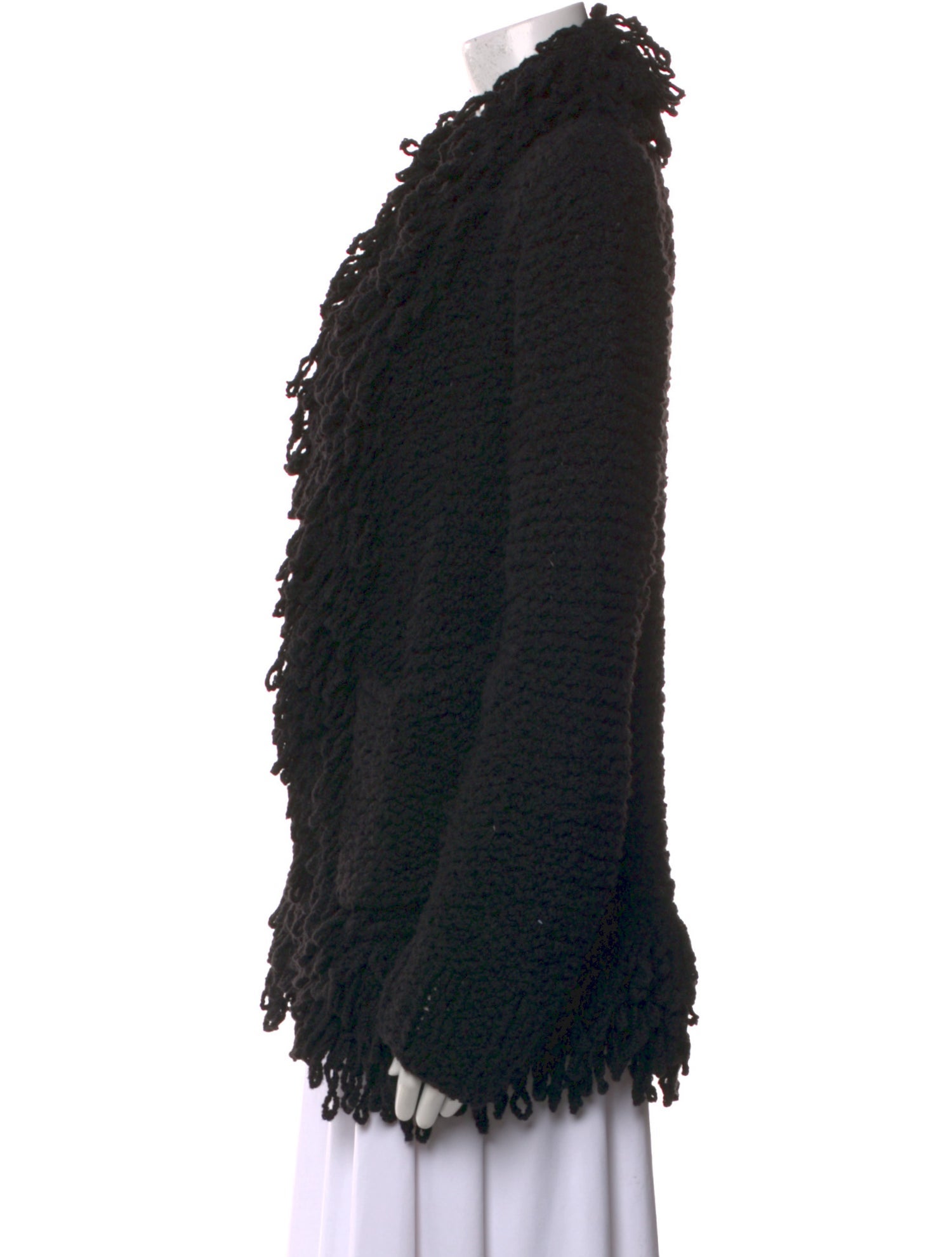 Clare Tough Cashmere Open Front Sweater