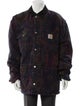 Carhartt Work in Progress Michigan Coat Printed Denim Jacket