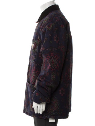 Carhartt Work in Progress Michigan Coat Printed Denim Jacket