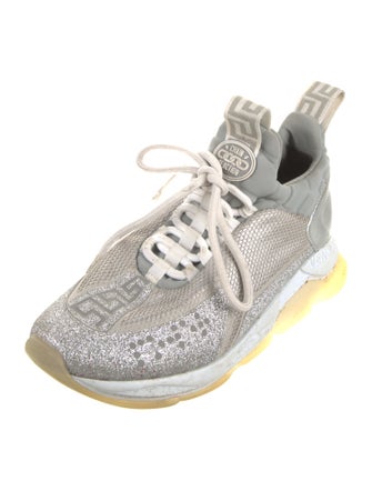 Chain Reaction x Versace Mesh Athletic Sneakers