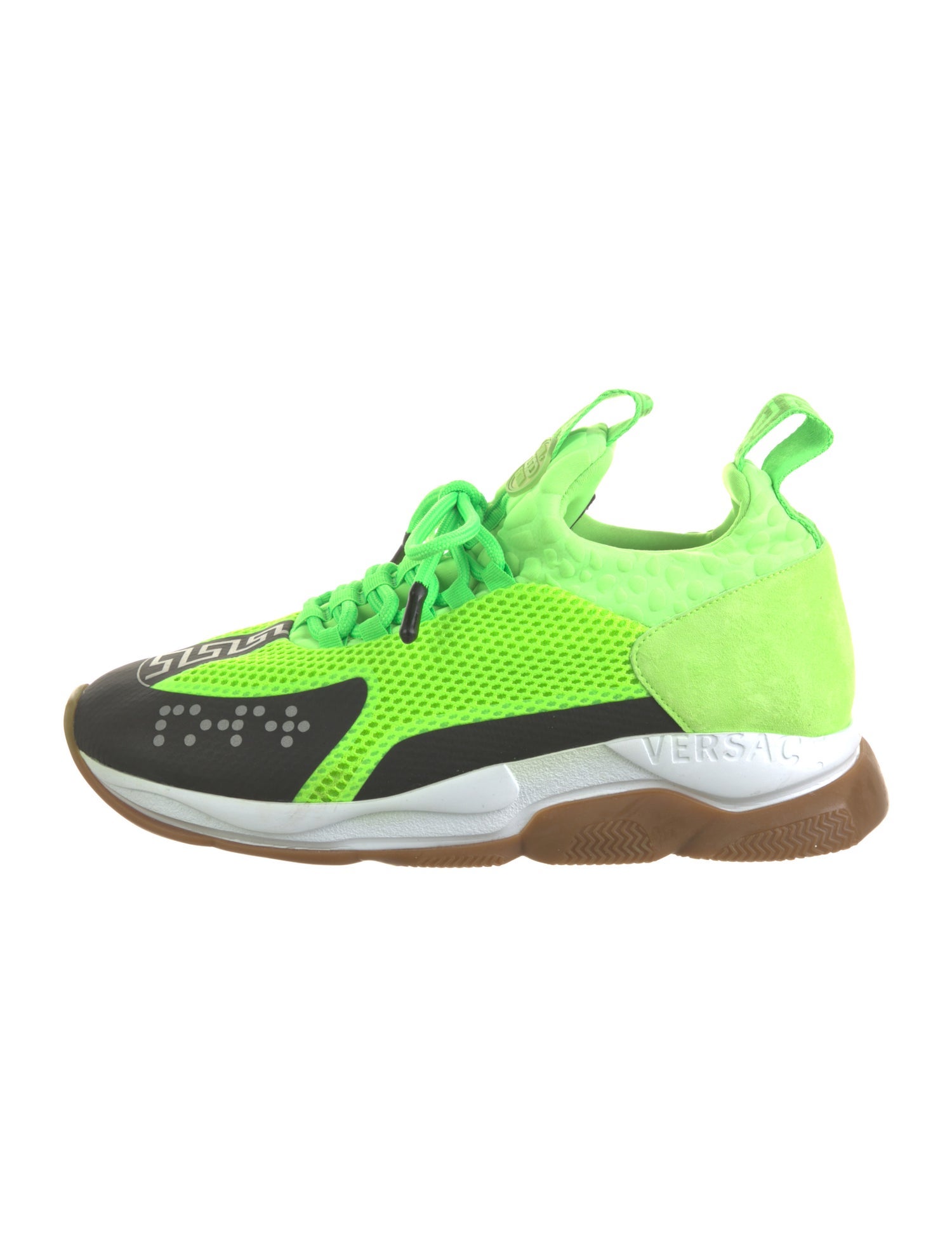 Chain Reaction x Versace Mesh Printed Athletic Sneakers