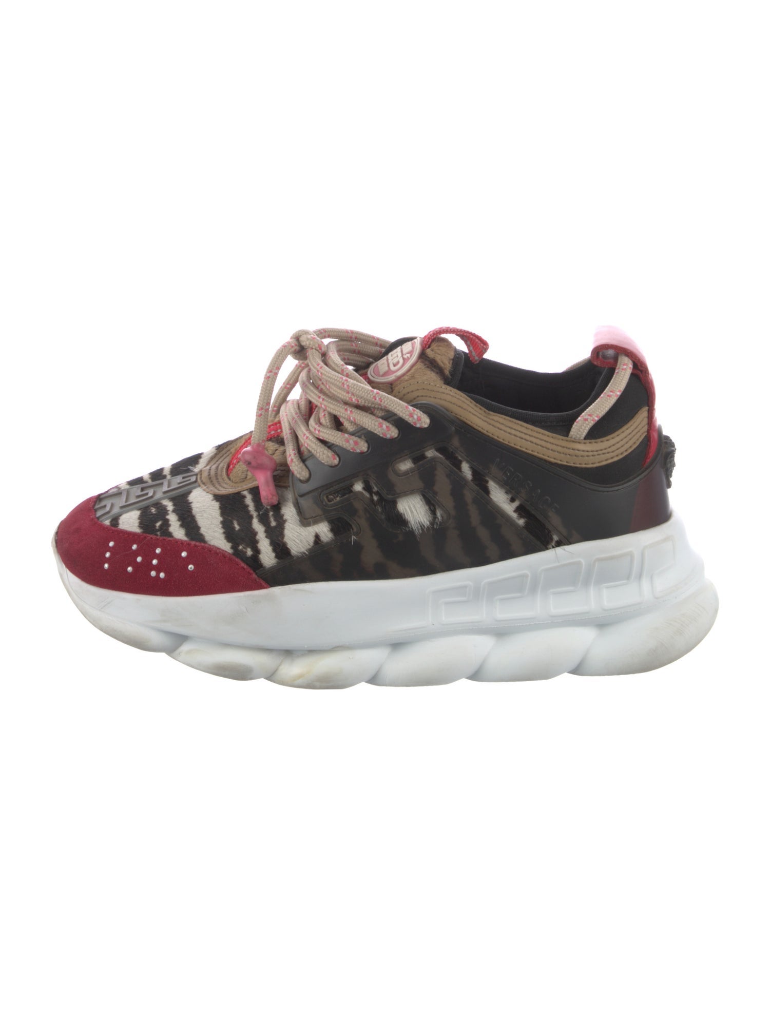 Chain Reaction x Versace Ponyhair Printed Sneakers