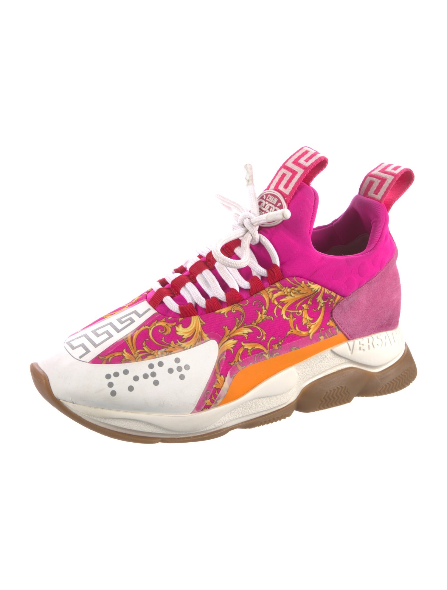 Chain Reaction x Versace Printed Chunky Sneakers