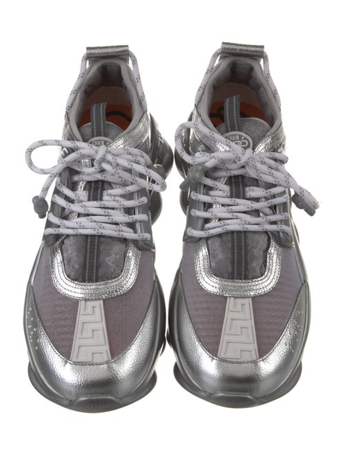 Chain Reaction x Versace Leather Printed Sneakers