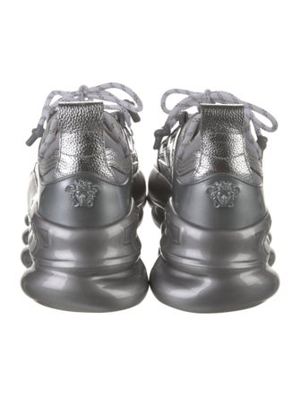 Chain Reaction x Versace Leather Printed Sneakers