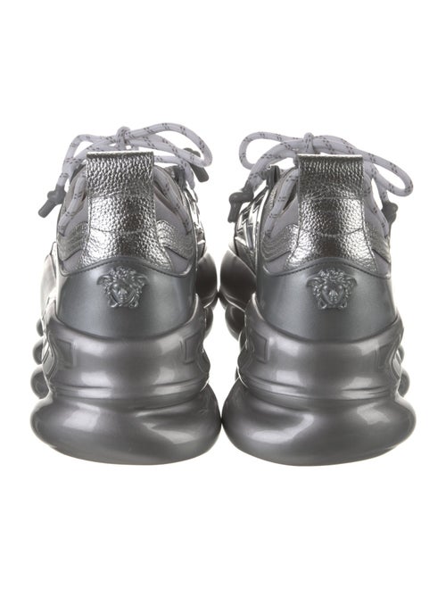 Chain Reaction x Versace Leather Printed Sneakers