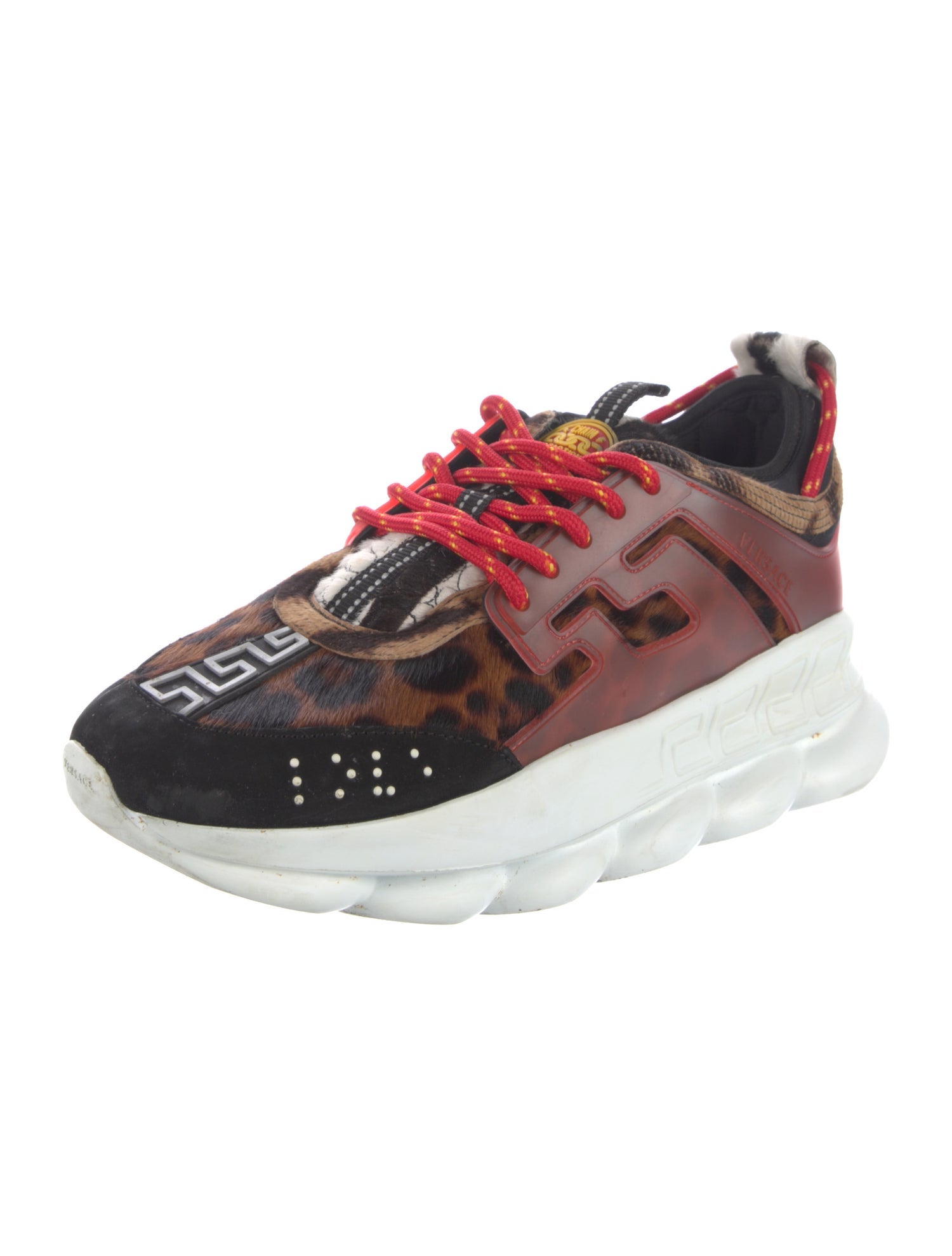 Chain Reaction x Versace Medusa Insignia Ponyhair Sneakers