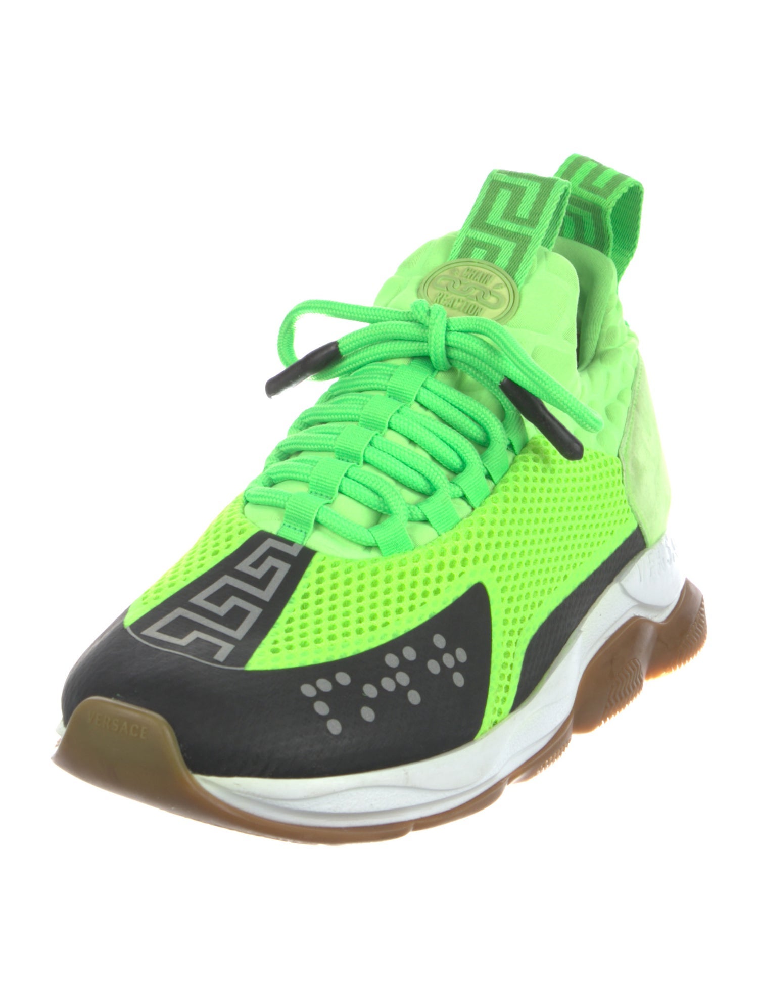 Chain Reaction x Versace Mesh Printed Sneakers