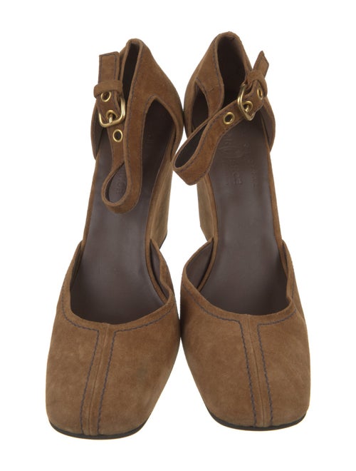 Car Shoe Suede D'Orsay Pumps