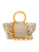 Carolina Santo Domingo Raffia Shoulder Bag