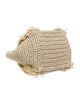 Carolina Santo Domingo Raffia Shoulder Bag