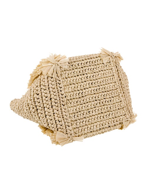 Carolina Santo Domingo Raffia Top Handle Bag