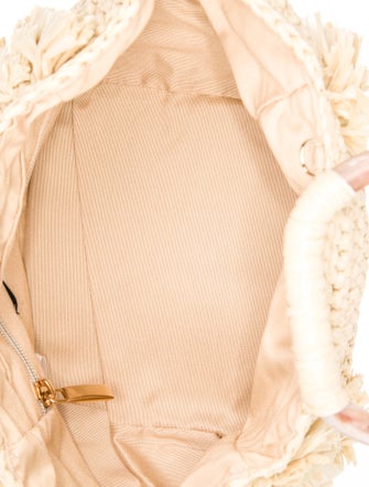 Carolina Santo Domingo Raffia Top Handle Bag