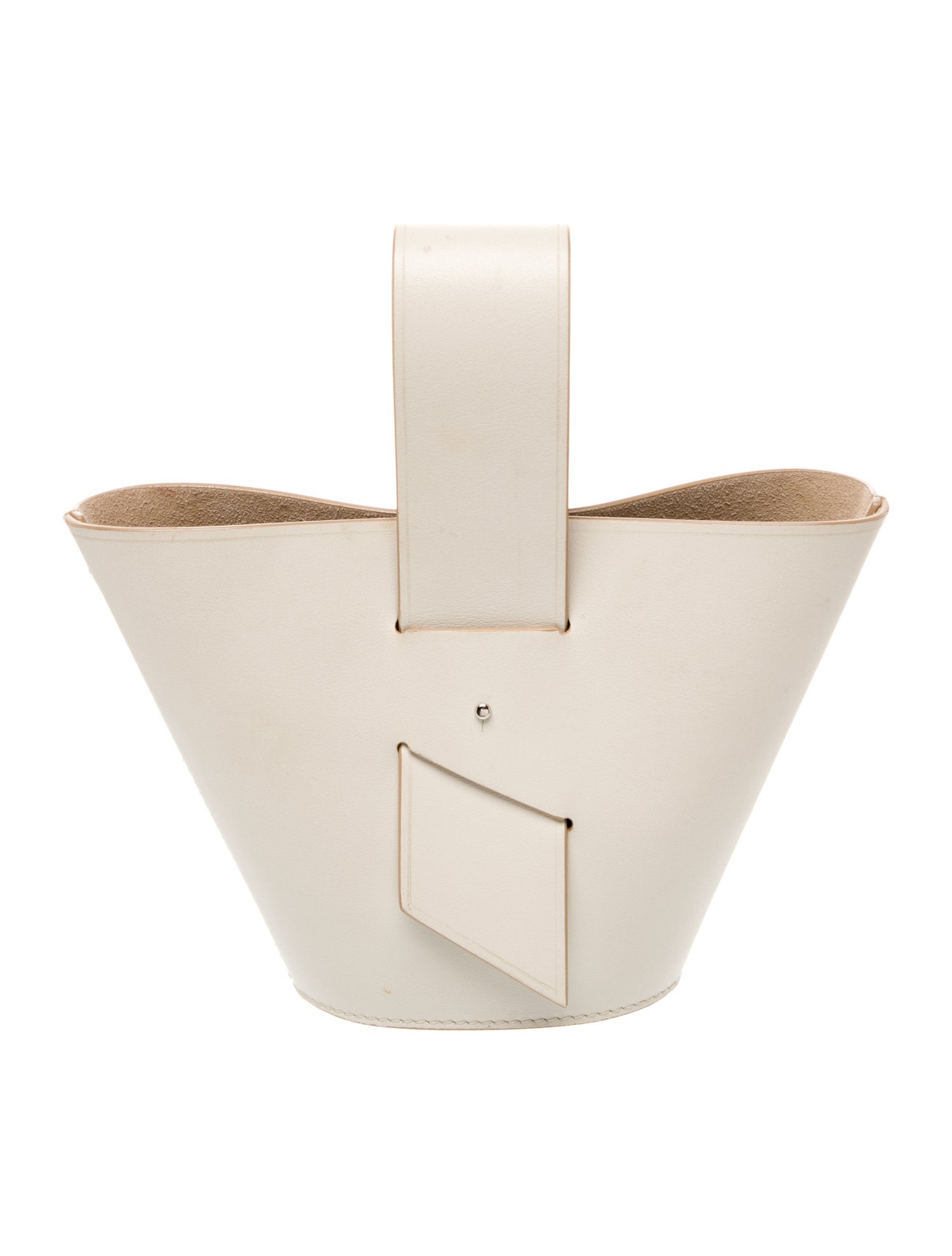 Carolina Santo Domingo Leather Bucket Bag