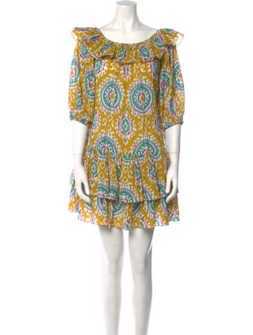 Charina Sarte Dresses Printed Mini Dress S