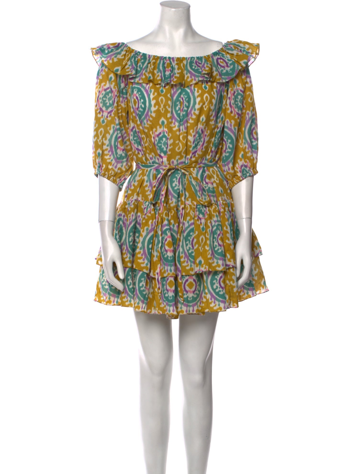 Charina Sarte Printed Mini Dress w/ Tags