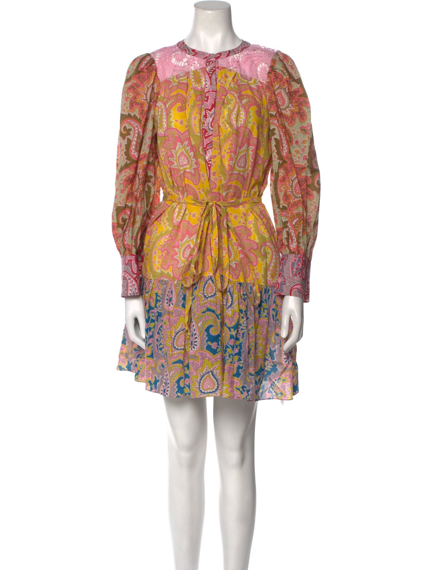 Charina Sarte Paisley Print Mini Dress w/ Tags