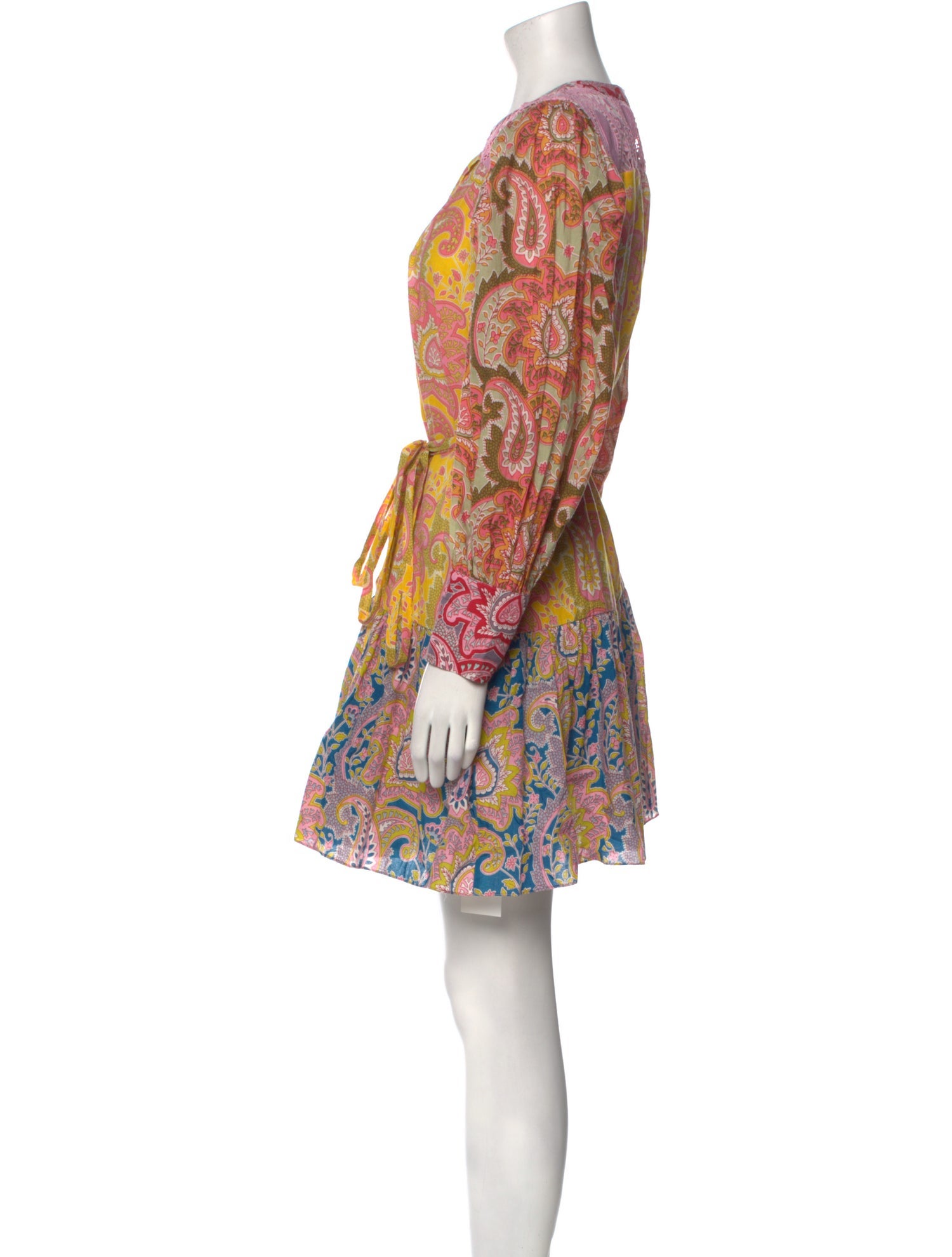 Charina Sarte Paisley Print Mini Dress w/ Tags