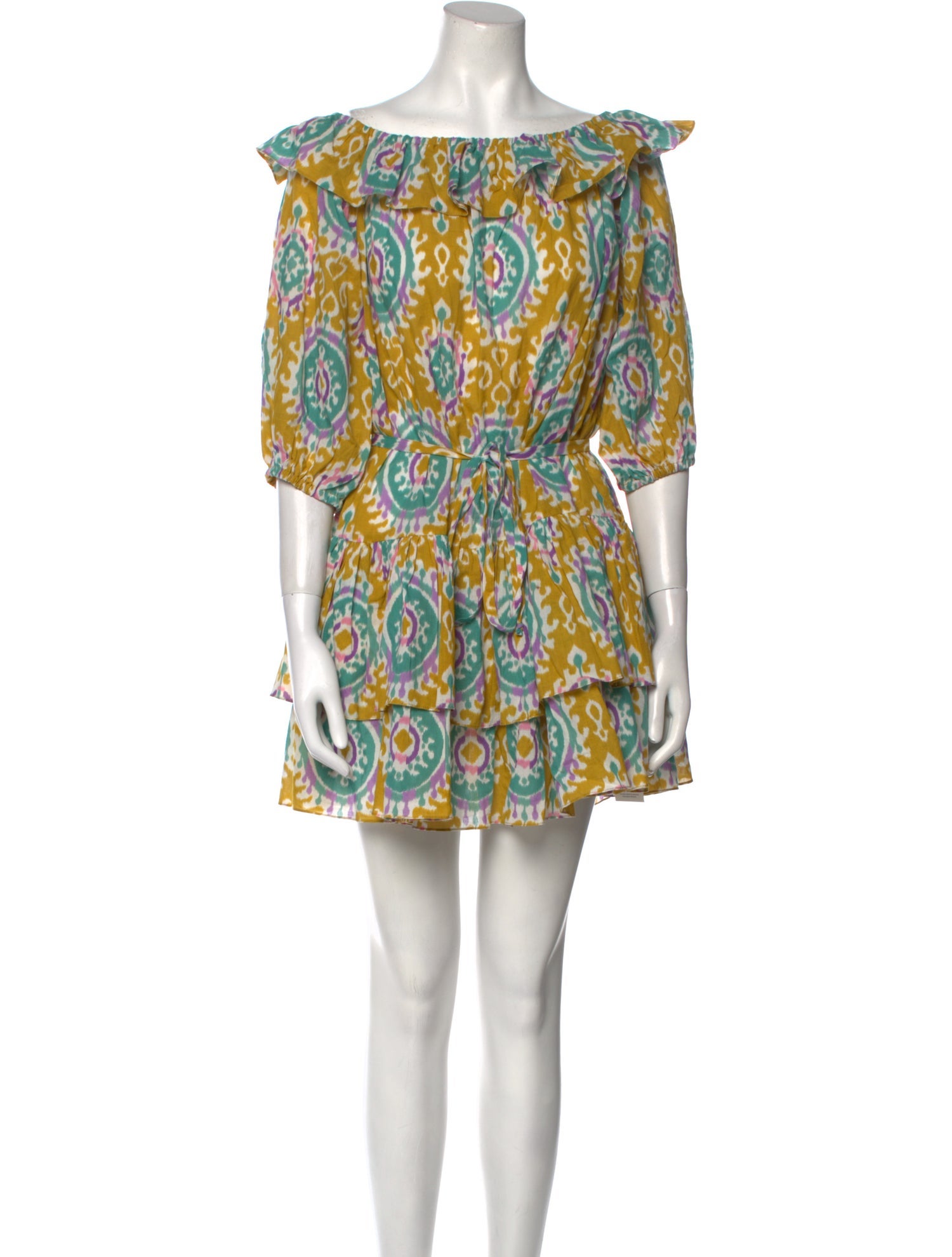 Charina Sarte Printed Mini Dress w/ Tags