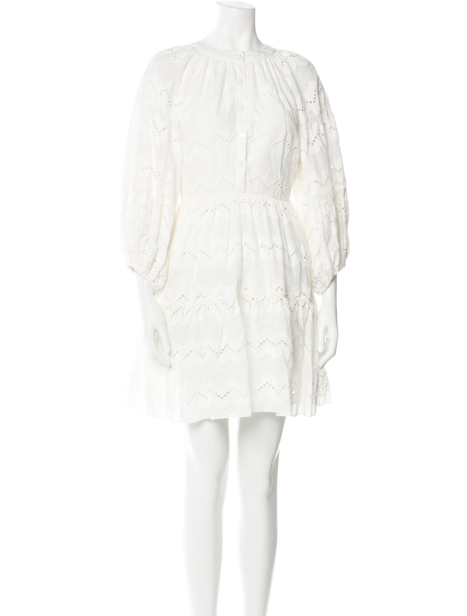 Charina Sarte Bateau Neckline Mini Dress