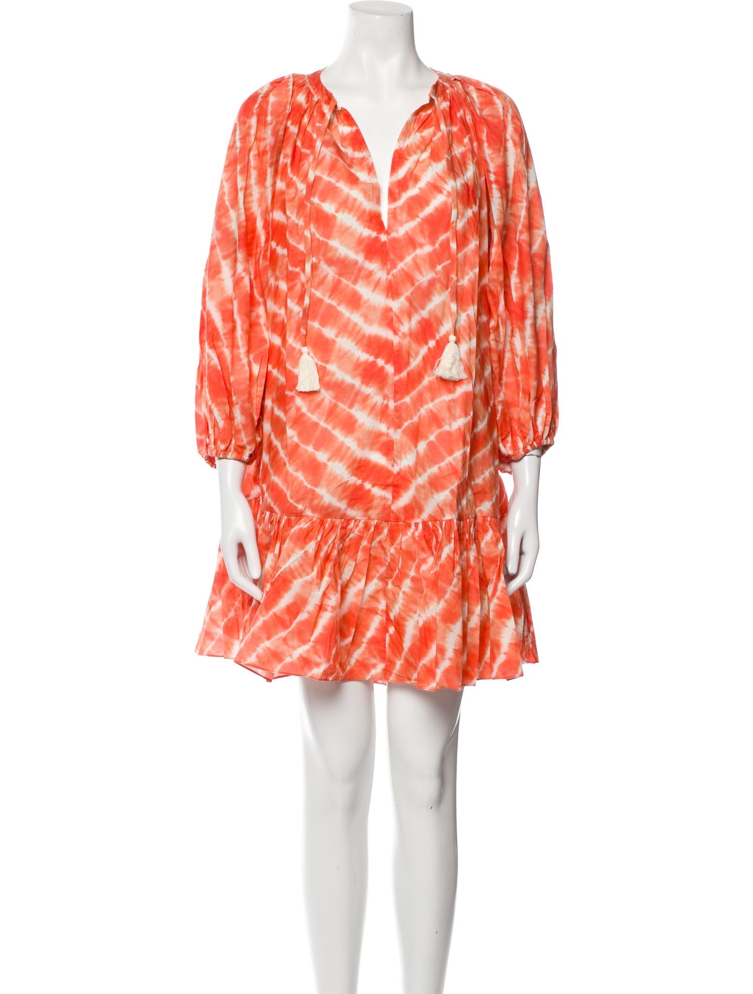 Charina Sarte Tie-Dye Print Mini Dress