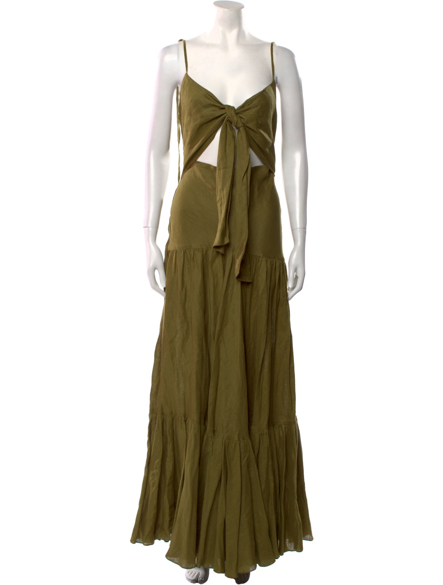 Charina Sarte V-Neck Long Dress