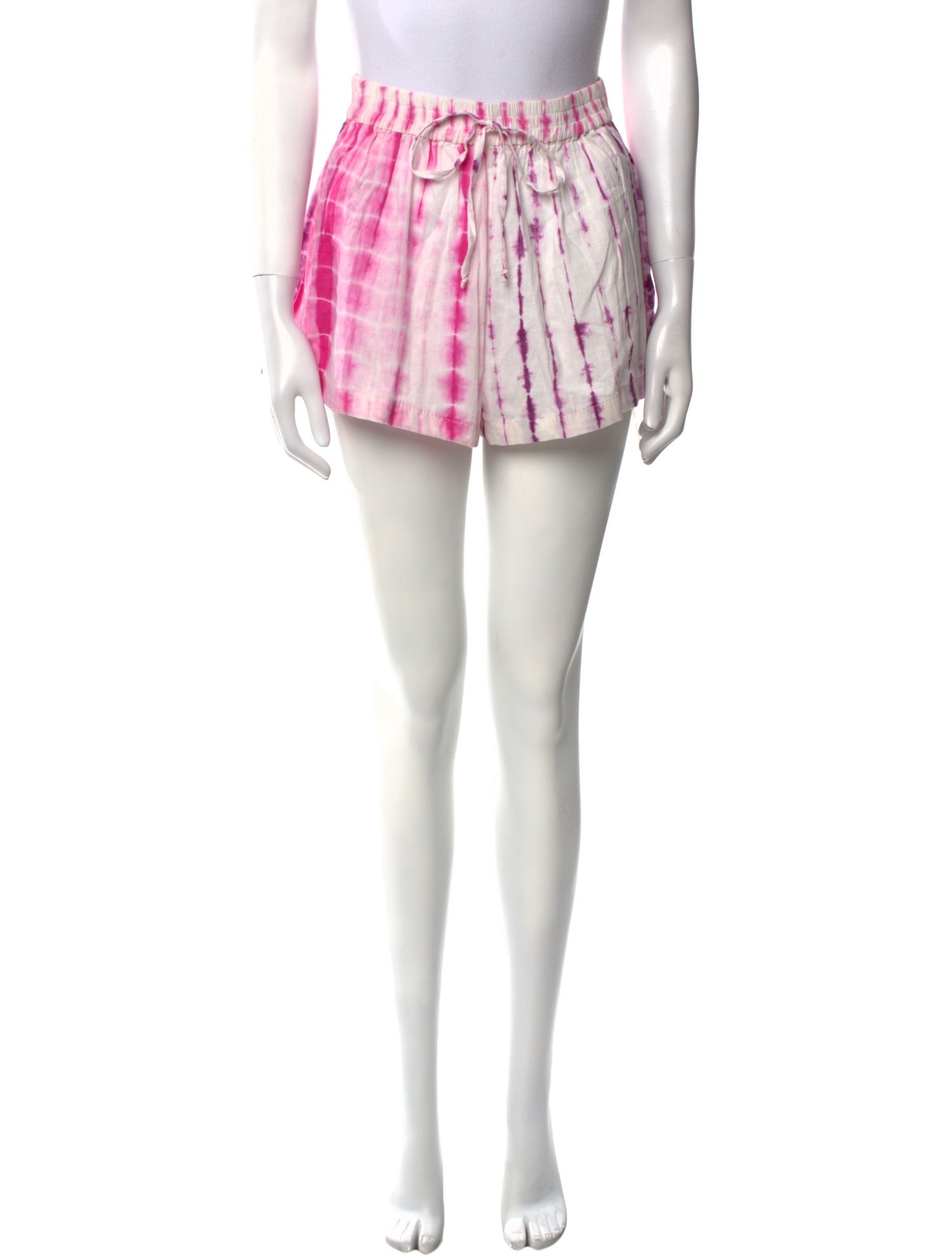 Charina Sarte Tie-Dye Print Mini Shorts