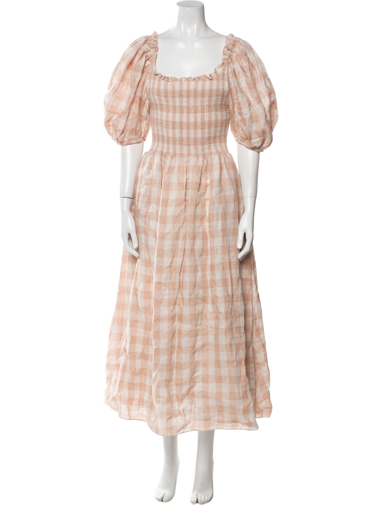 Charina Sarte Linen Long Dress