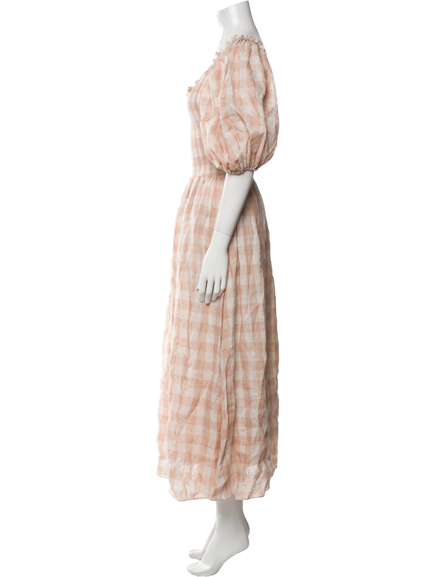 Charina Sarte Linen Long Dress