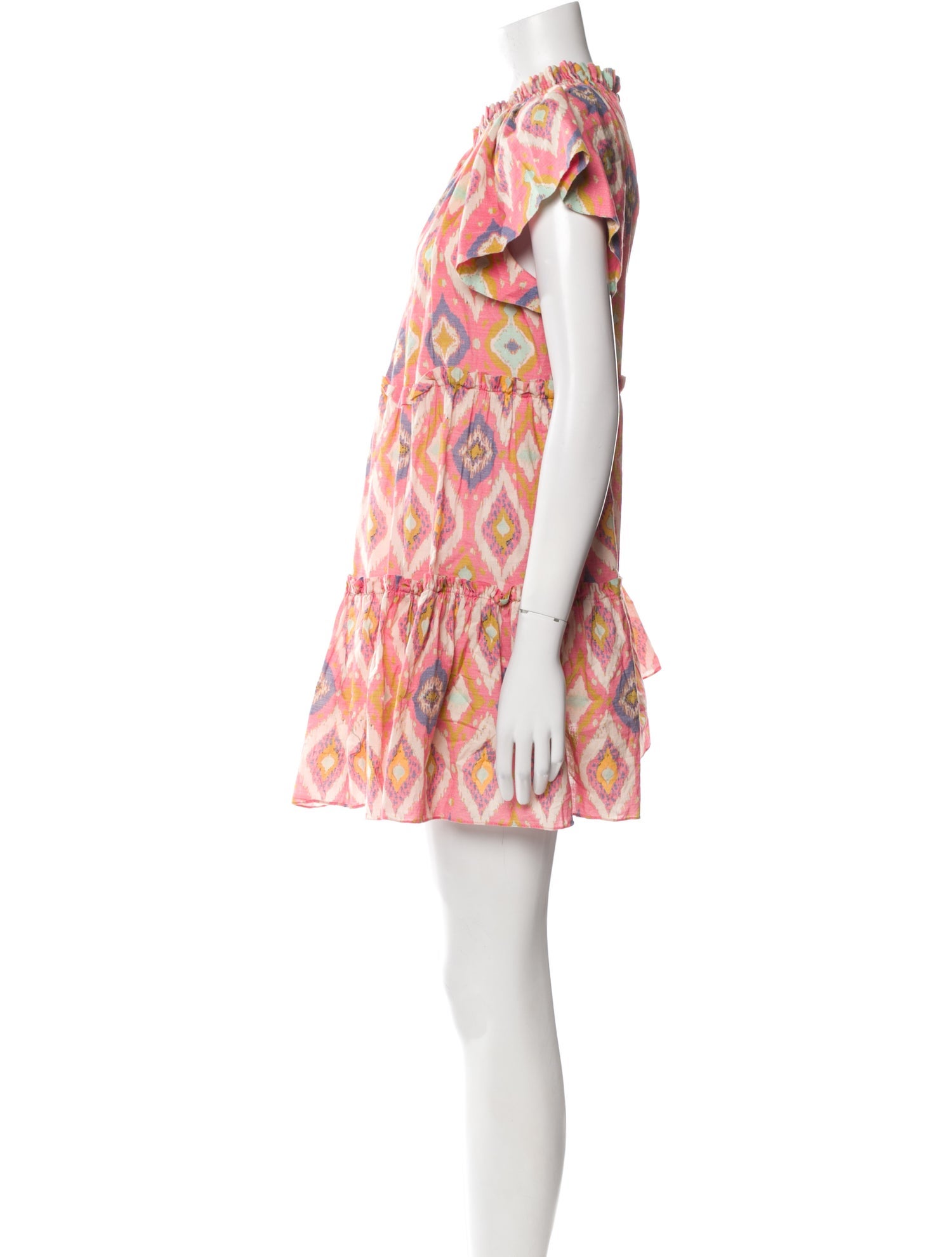 Charina Sarte Paisley Print Mini Dress