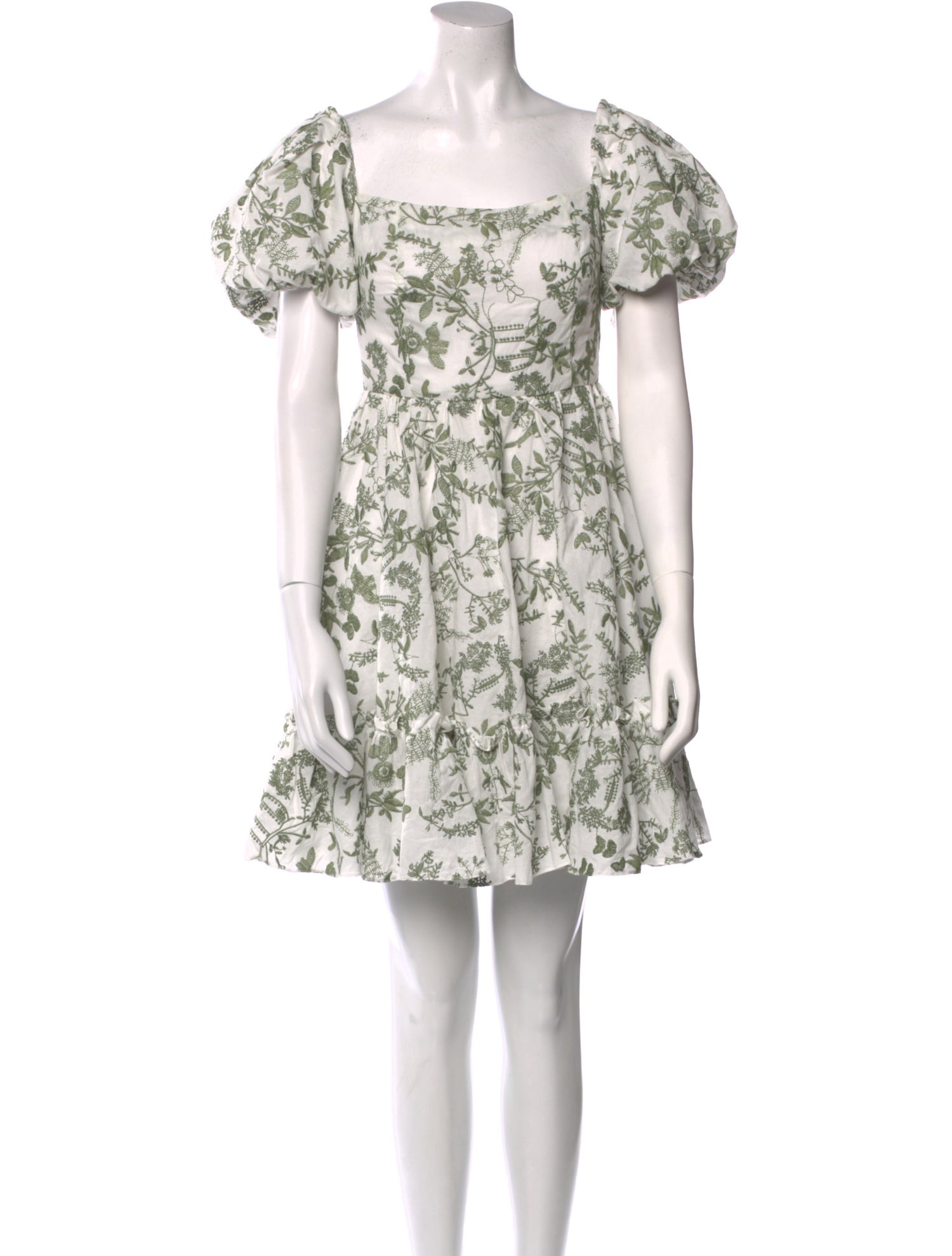 Charina Sarte Floral Print Mini Dress